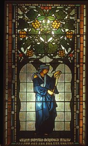 Sibylla Delphica (glas-in-lood)